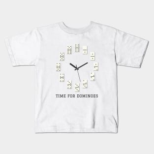 Time for Dominoes Kids T-Shirt